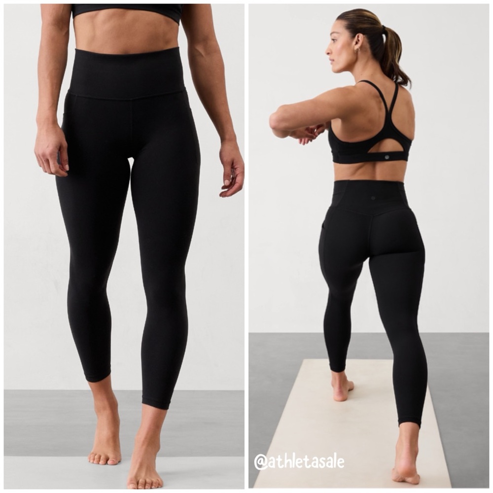 Athleta Salutation Stash Pocket II 7/8 | Black